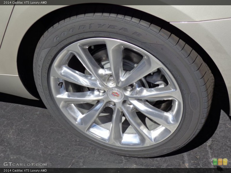2014 Cadillac XTS Luxury AWD Wheel and Tire Photo #85782097