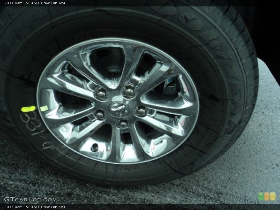 2014 Ram 1500 SLT Crew Cab 4x4 Wheel and Tire Photo #85782214