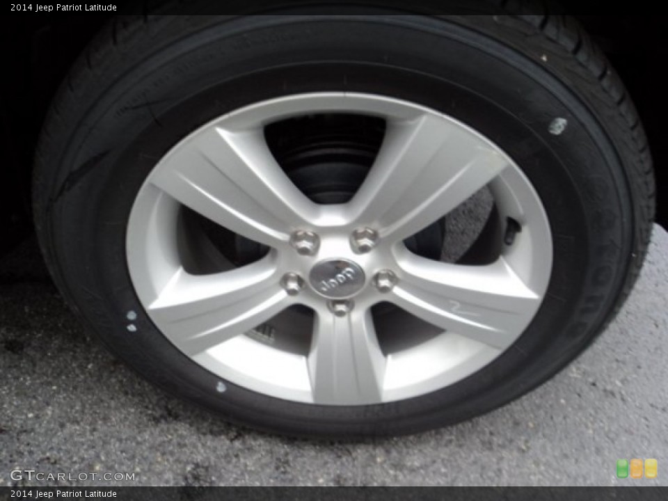 2014 Jeep Patriot Latitude Wheel and Tire Photo #85782538
