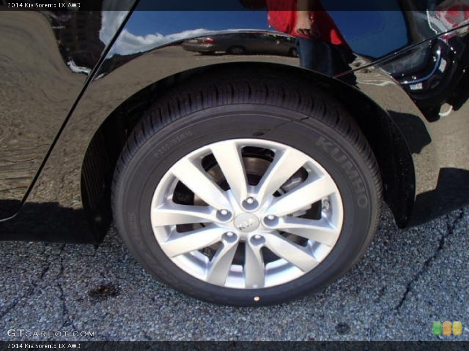 2014 Kia Sorento LX AWD Wheel and Tire Photo #85789417