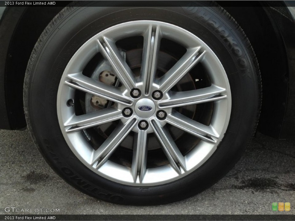 2013 Ford Flex Limited AWD Wheel and Tire Photo #85790665