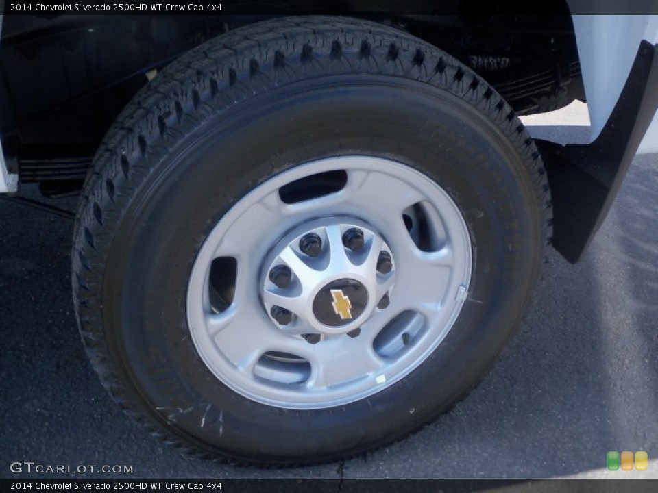 2014 Chevrolet Silverado 2500HD WT Crew Cab 4x4 Wheel and Tire Photo #85796731