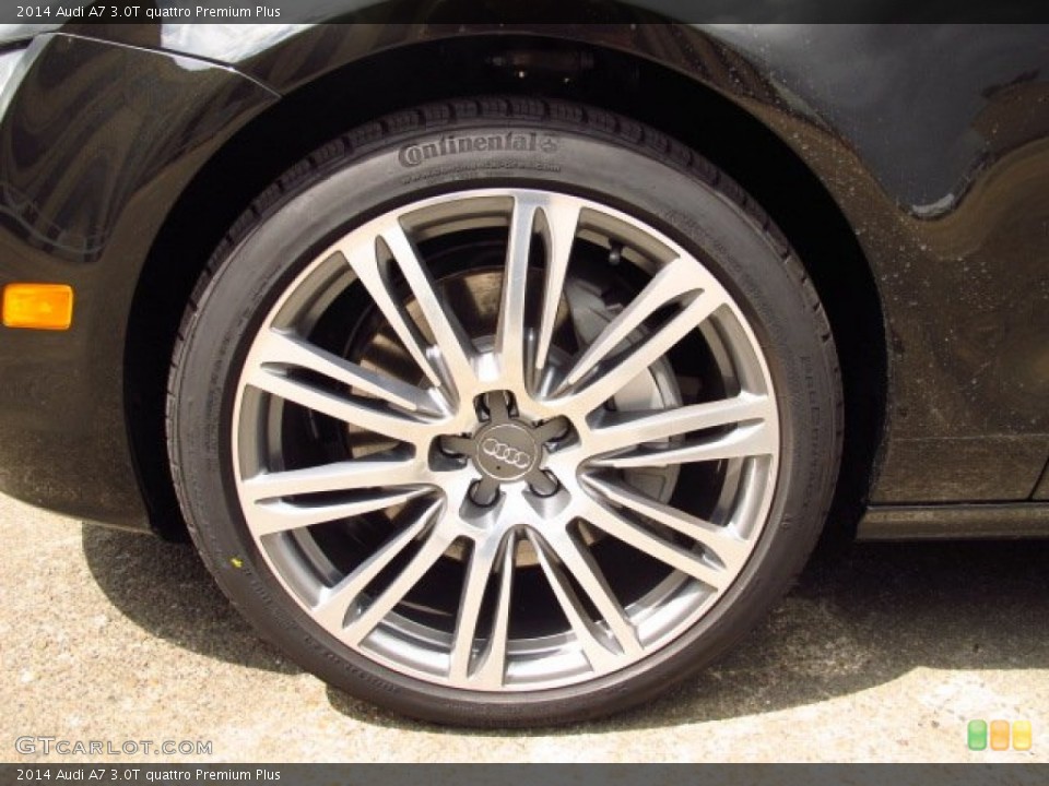 2014 Audi A7 3.0T quattro Premium Plus Wheel and Tire Photo #85801165