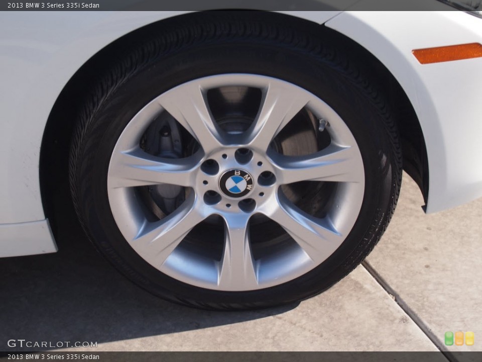 2013 BMW 3 Series 335i Sedan Wheel and Tire Photo #85805386