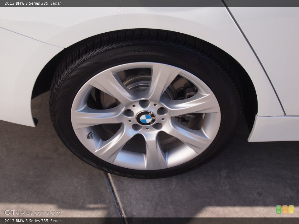 2013 BMW 3 Series 335i Sedan Wheel and Tire Photo #85805533