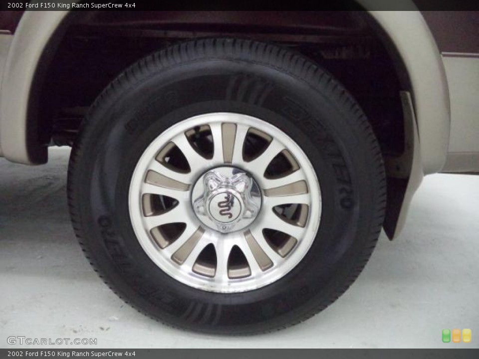 2002 Ford F150 King Ranch SuperCrew 4x4 Wheel and Tire Photo #85808743