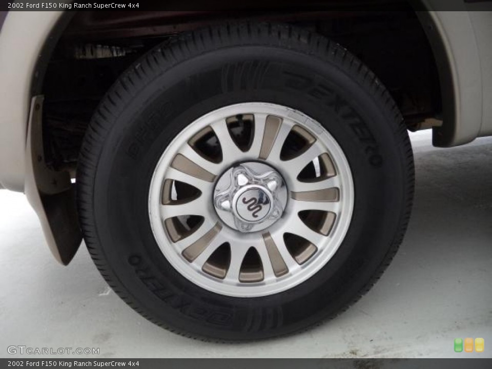 2002 Ford F150 King Ranch SuperCrew 4x4 Wheel and Tire Photo #85808797