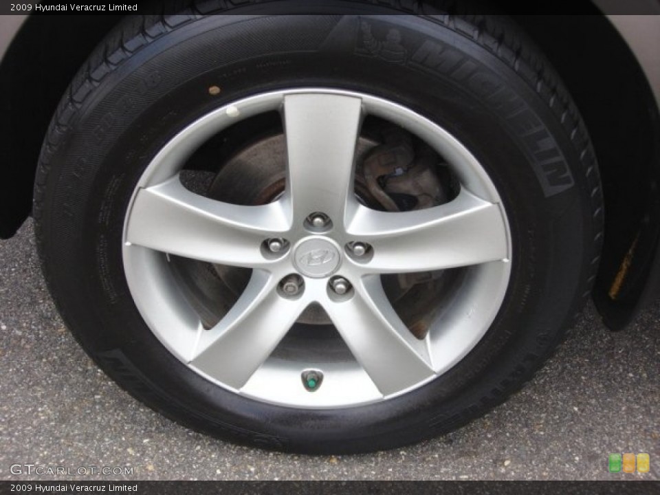 2009 Hyundai Veracruz Limited Wheel and Tire Photo #85812116
