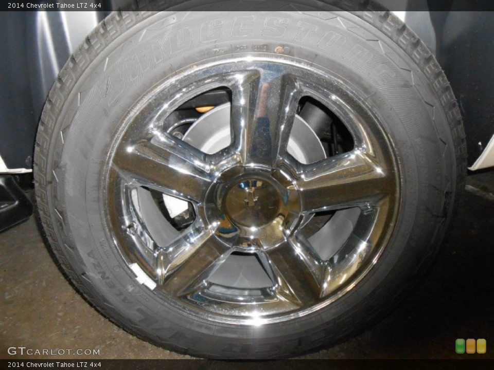 2014 Chevrolet Tahoe LTZ 4x4 Wheel and Tire Photo #85830664