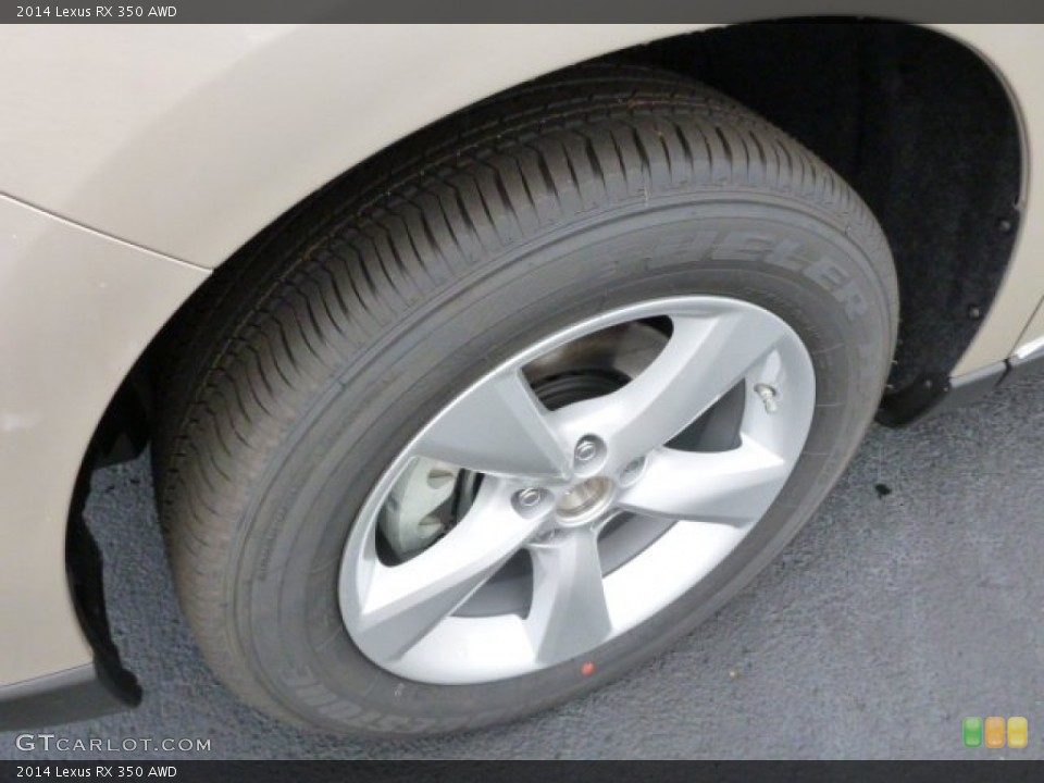 2014 Lexus RX 350 AWD Wheel and Tire Photo #85835734