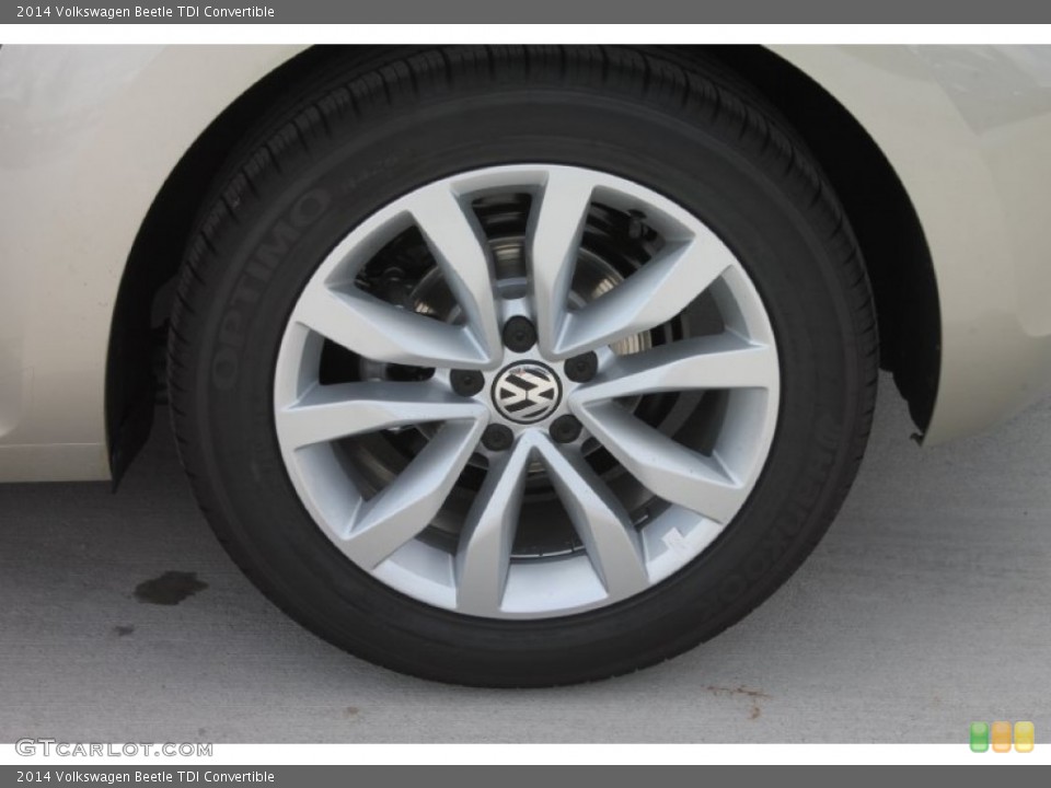 2014 Volkswagen Beetle TDI Convertible Wheel and Tire Photo #85837099