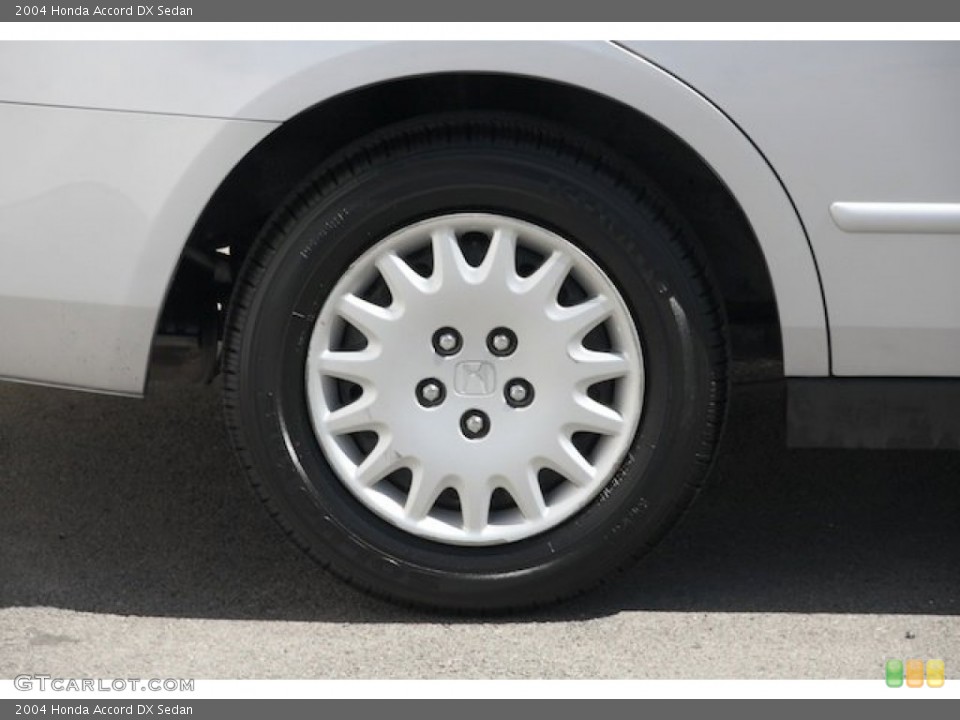 2004 Honda Accord DX Sedan Wheel and Tire Photo #85841338