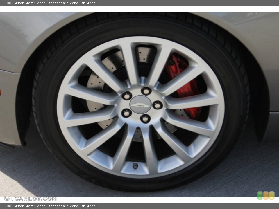 2003 Aston Martin Vanquish  Wheel and Tire Photo #85844248