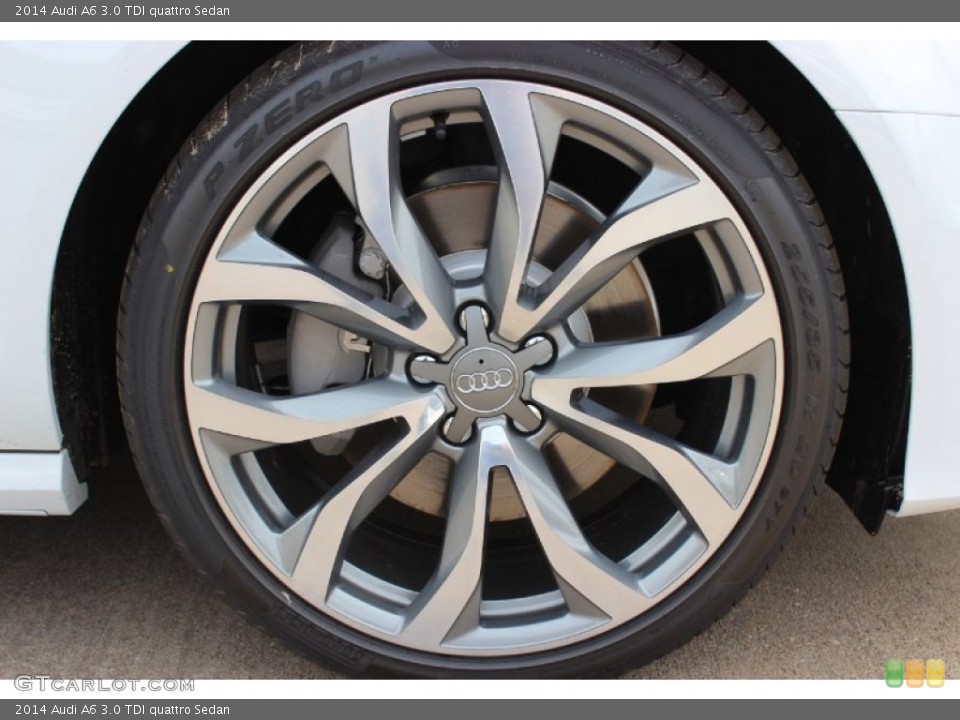 2014 Audi A6 3.0 TDI quattro Sedan Wheel and Tire Photo #85844413