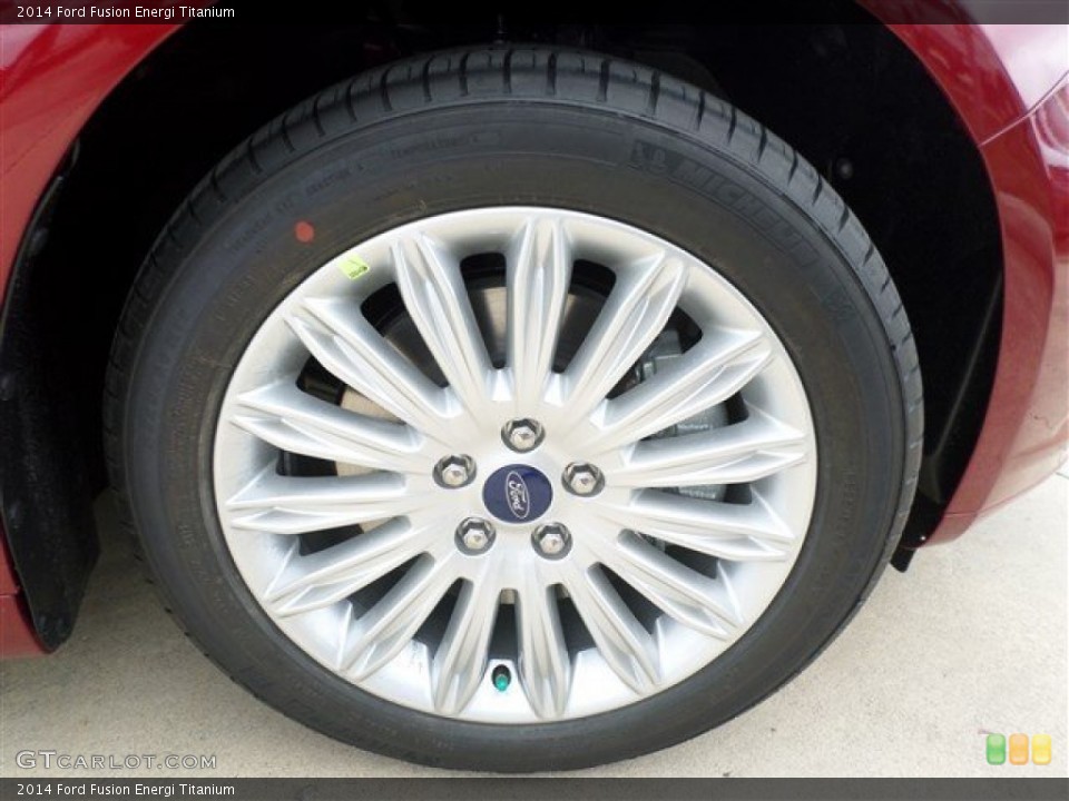 2014 Ford Fusion Energi Titanium Wheel and Tire Photo #85857784