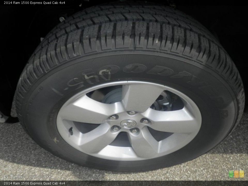 2014 Ram 1500 Express Quad Cab 4x4 Wheel and Tire Photo #85863982
