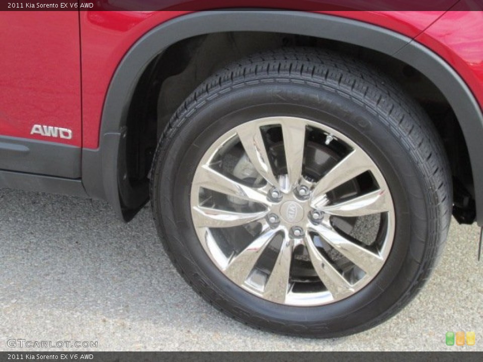 2011 Kia Sorento EX V6 AWD Wheel and Tire Photo #85864654
