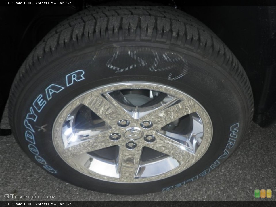 2014 Ram 1500 Express Crew Cab 4x4 Wheel and Tire Photo #85864699