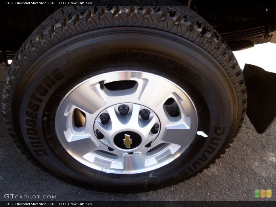 2014 Chevrolet Silverado 2500HD LT Crew Cab 4x4 Wheel and Tire Photo #85865337