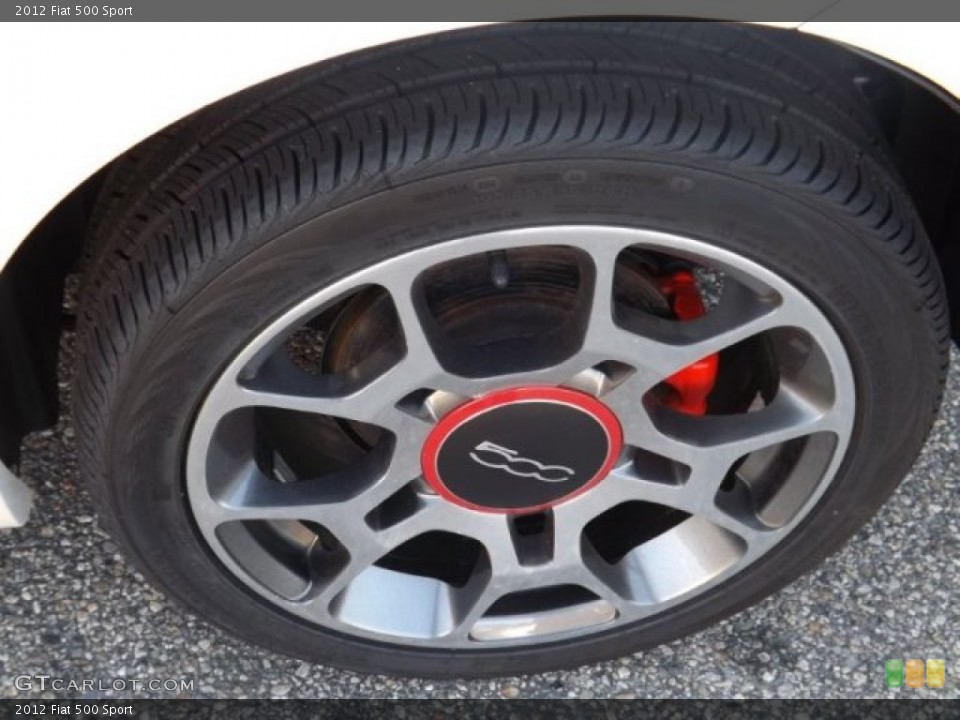2012 Fiat 500 Sport Wheel and Tire Photo #85874671