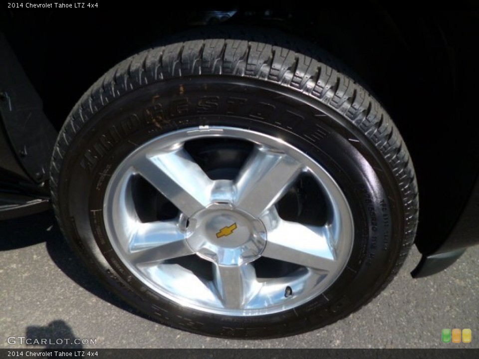 2014 Chevrolet Tahoe LTZ 4x4 Wheel and Tire Photo #85879183