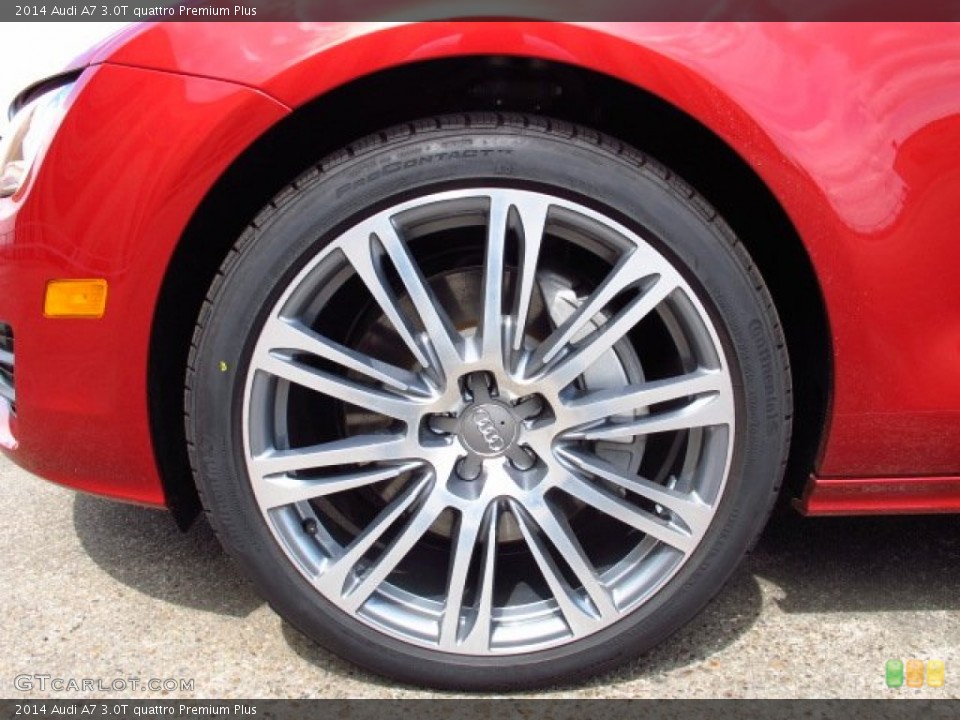 2014 Audi A7 3.0T quattro Premium Plus Wheel and Tire Photo #85889656