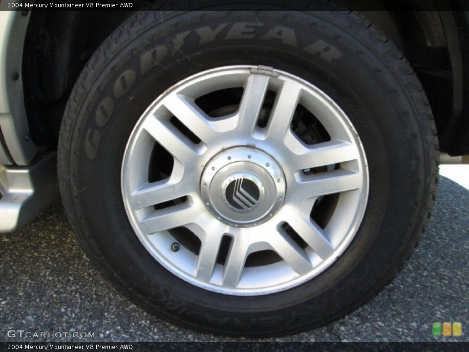2004 Mercury Mountaineer V8 Premier AWD Wheel and Tire Photo #85893409
