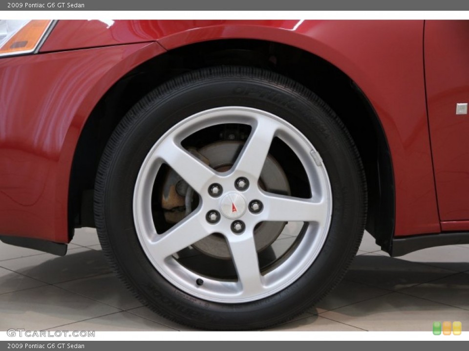 2009 Pontiac G6 GT Sedan Wheel and Tire Photo #85893865