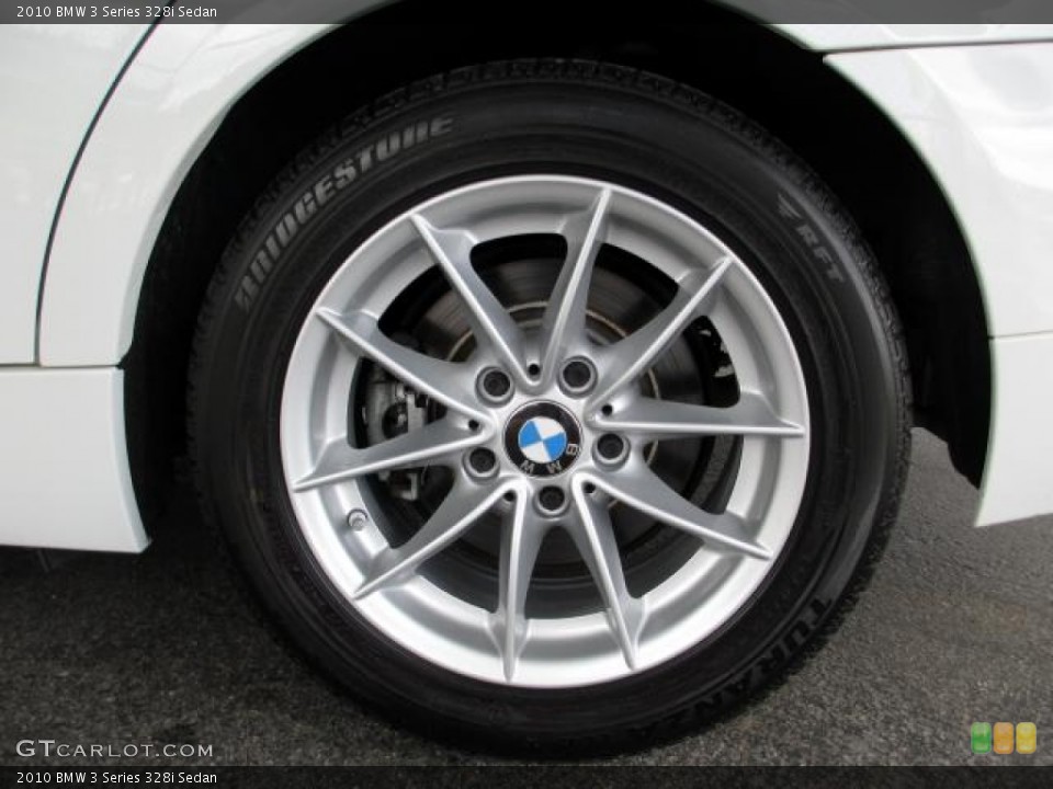 2010 BMW 3 Series 328i Sedan Wheel and Tire Photo #85902526