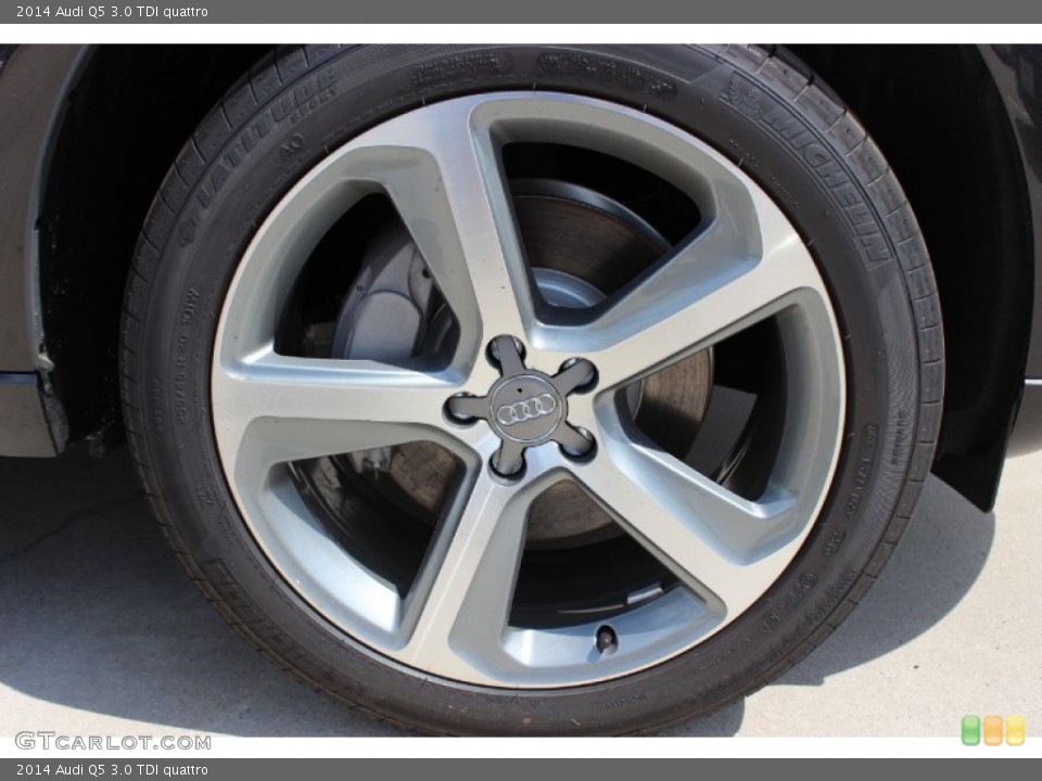 2014 Audi Q5 3.0 TDI quattro Wheel and Tire Photo #85905331