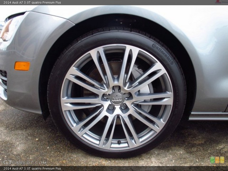 2014 Audi A7 3.0T quattro Premium Plus Wheel and Tire Photo #85919379