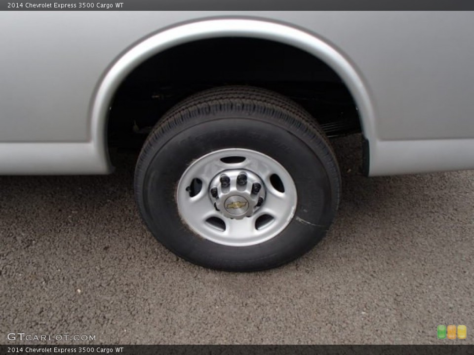 2014 Chevrolet Express 3500 Cargo WT Wheel and Tire Photo #85921684