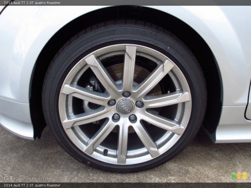 2014 Audi TT 2.0T quattro Roadster Wheel and Tire Photo #85923054