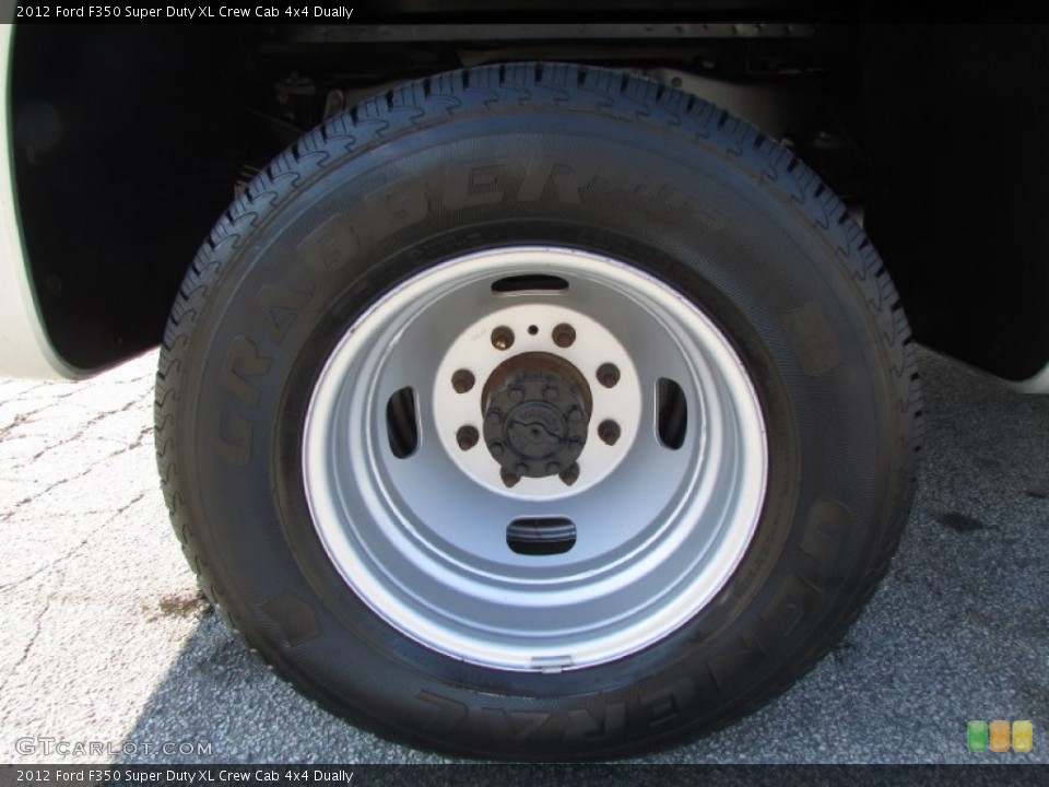 2012 Ford F350 Super Duty XL Crew Cab 4x4 Dually Wheel and Tire Photo #85923309