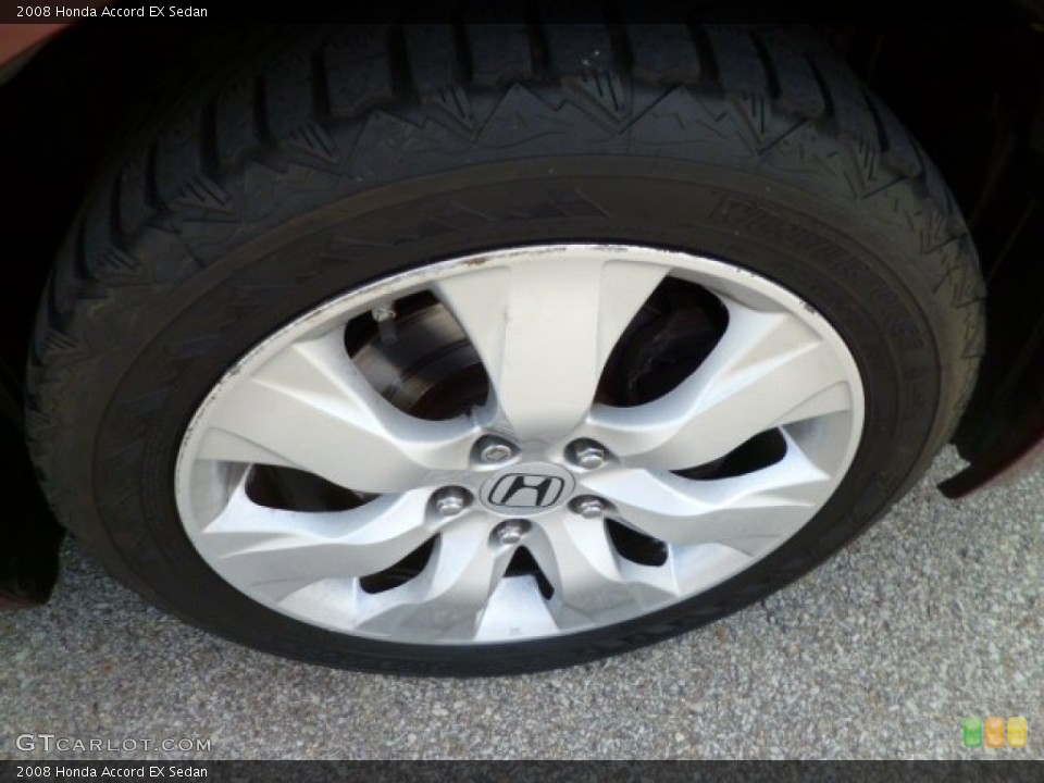 2008 Honda Accord EX Sedan Wheel and Tire Photo #85925940
