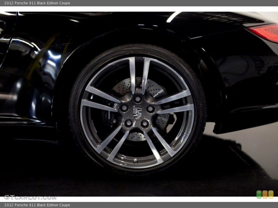 2012 Porsche 911 Black Edition Coupe Wheel and Tire Photo #85929069