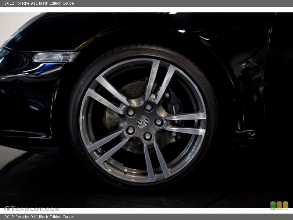 2012 Porsche 911 Black Edition Coupe Wheel and Tire Photo #85929084