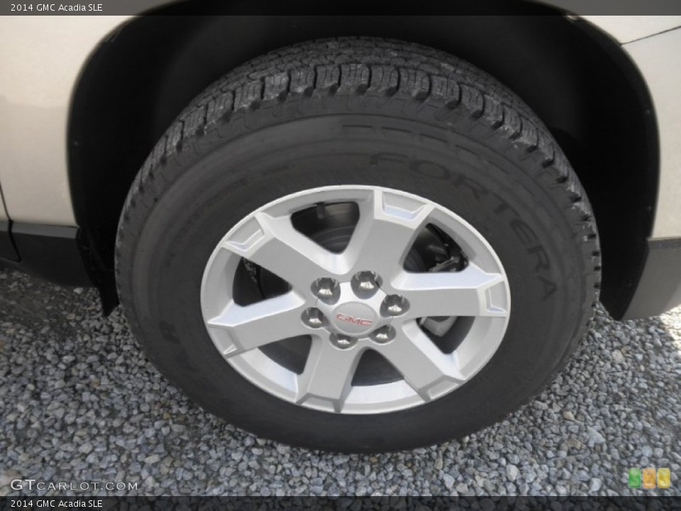 2014 GMC Acadia SLE Wheel and Tire Photo #85931307