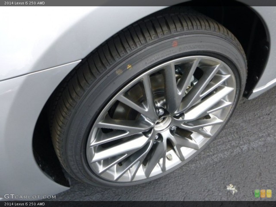 2014 Lexus IS 250 AWD Wheel and Tire Photo #85932594