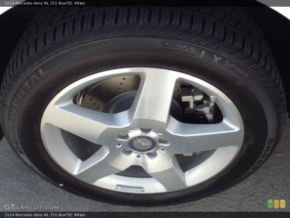 2014 Mercedes-Benz ML 350 BlueTEC 4Matic Wheel and Tire Photo #85936902