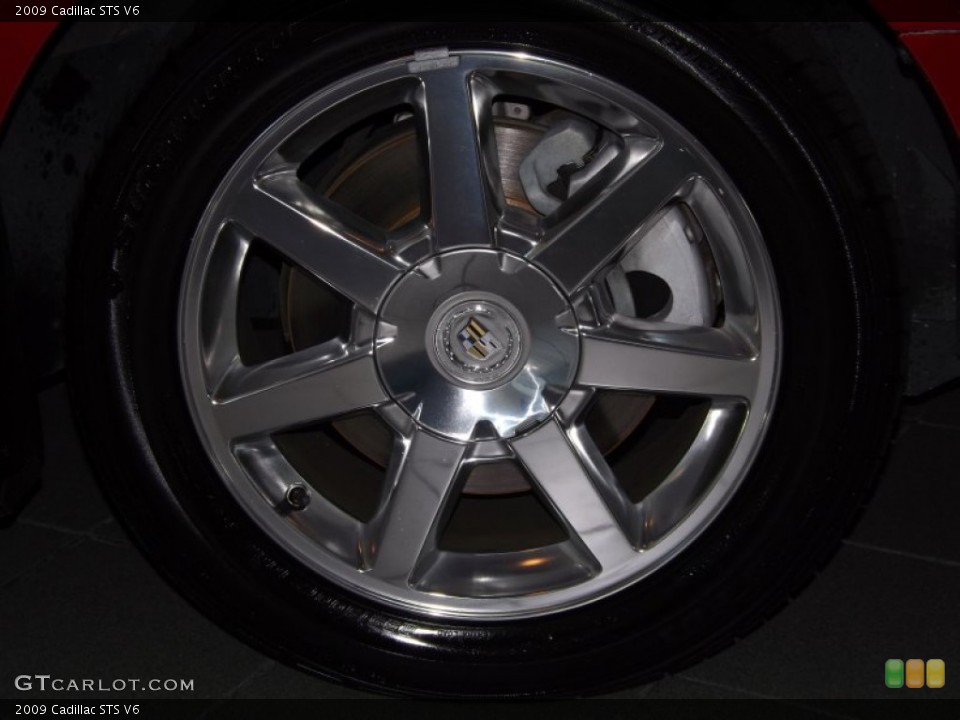 2009 Cadillac STS V6 Wheel and Tire Photo #85938177
