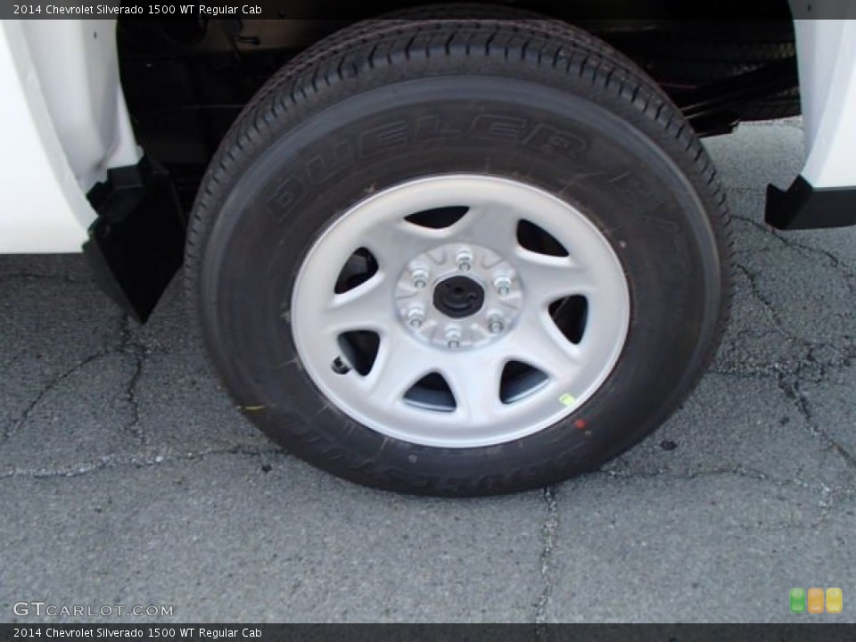 2014 Chevrolet Silverado 1500 WT Regular Cab Wheel and Tire Photo #85940751