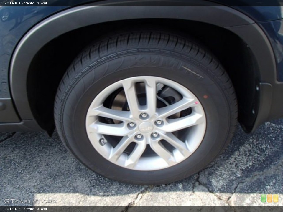 2014 Kia Sorento LX AWD Wheel and Tire Photo #85941220