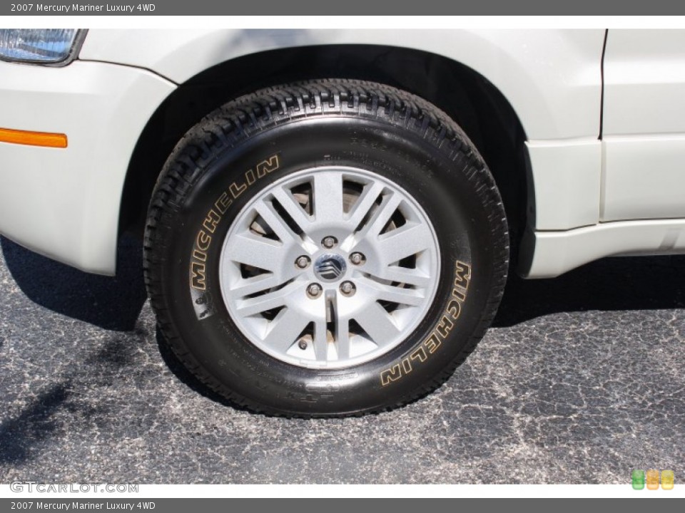 2007 Mercury Mariner Luxury 4WD Wheel and Tire Photo #85944108