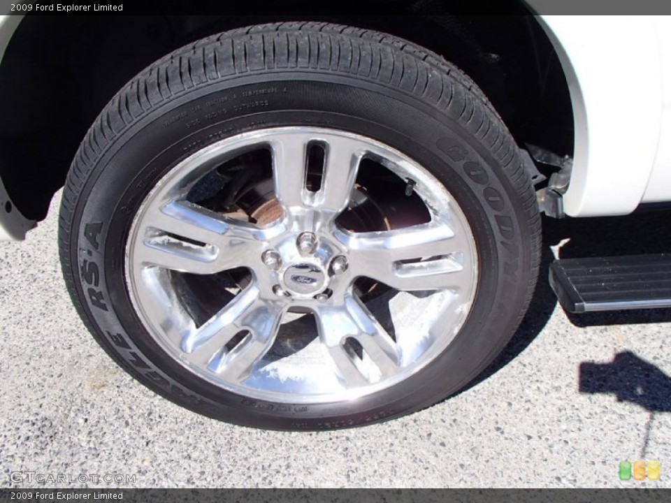 2009 Ford Explorer Limited Wheel and Tire Photo #85944648