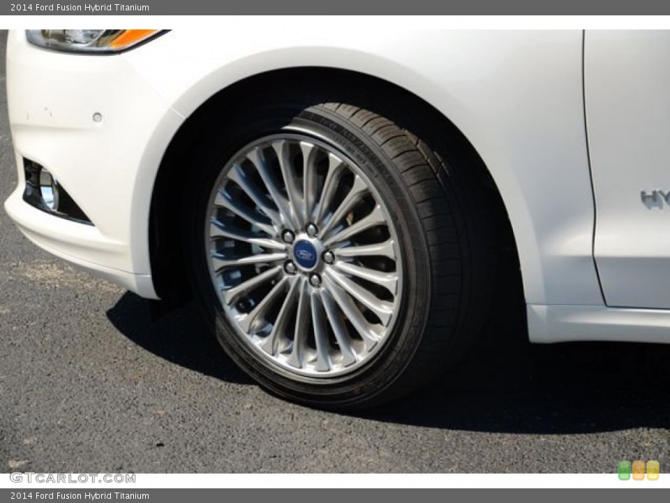 2014 Ford Fusion Hybrid Titanium Wheel and Tire Photo #85948170