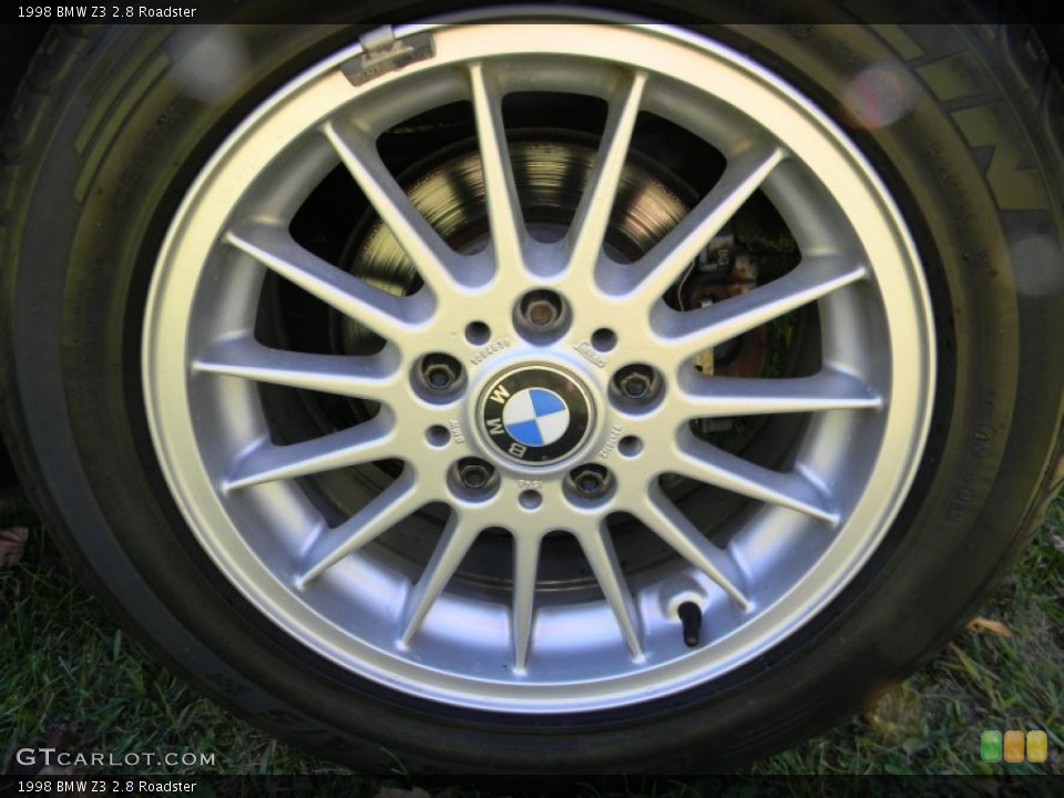 1998 BMW Z3 2.8 Roadster Wheel and Tire Photo #85960785