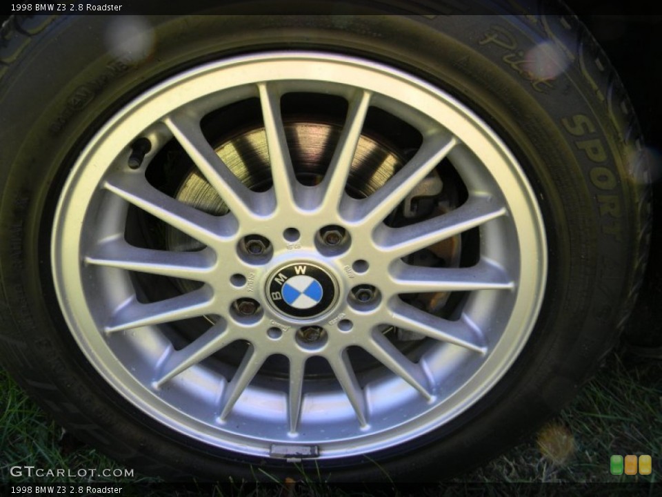 1998 BMW Z3 2.8 Roadster Wheel and Tire Photo #85960788