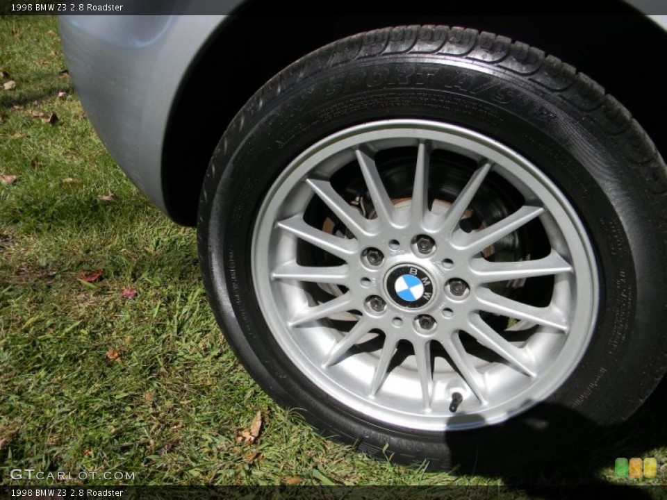 1998 BMW Z3 2.8 Roadster Wheel and Tire Photo #85960794