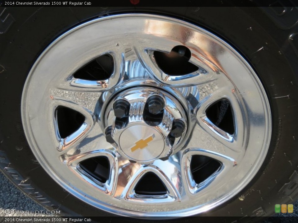 2014 Chevrolet Silverado 1500 WT Regular Cab Wheel and Tire Photo #85963530